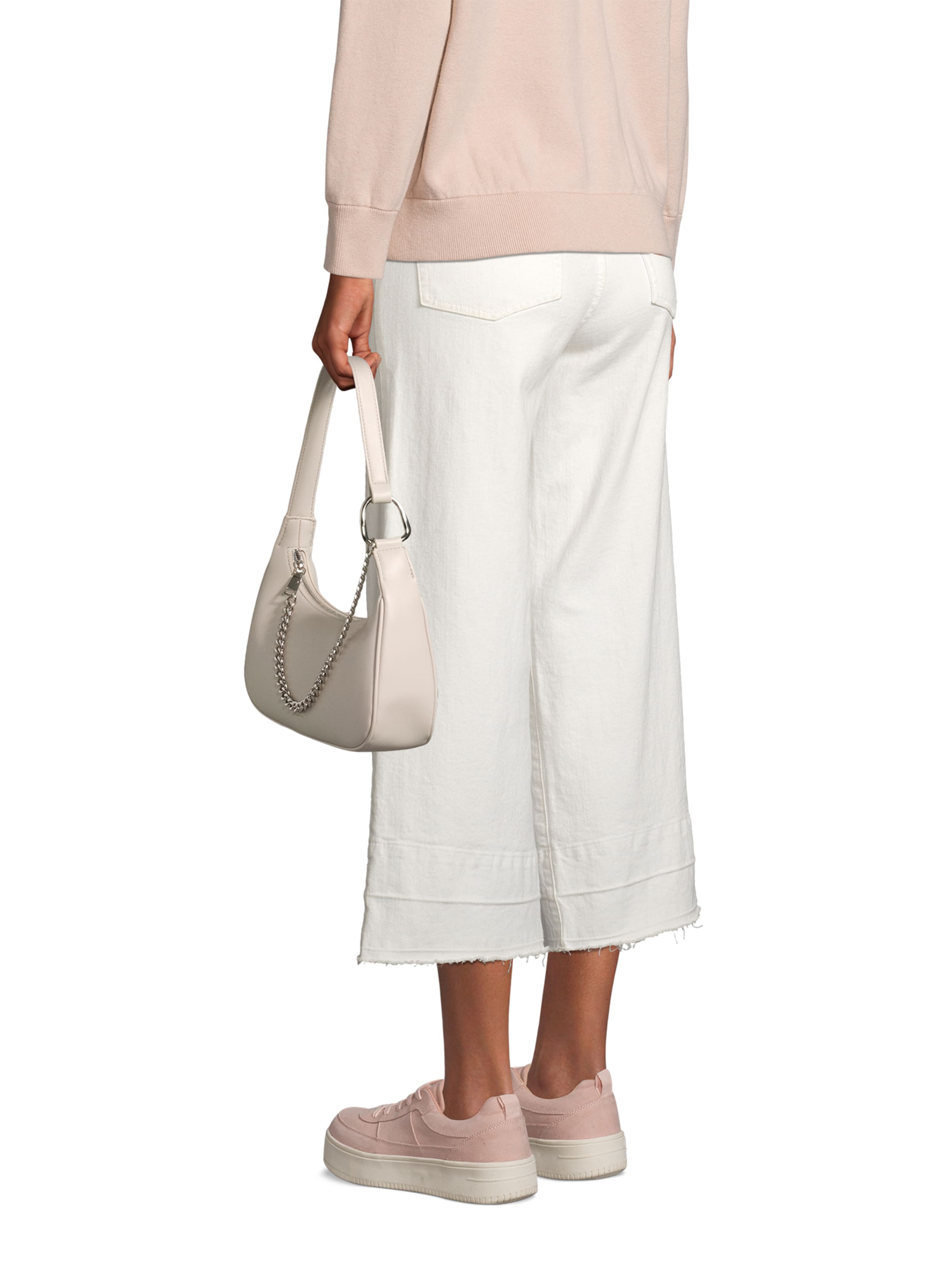 Borsa a spalla 'NAANTALI' di Seidenfelt in beige: frontale