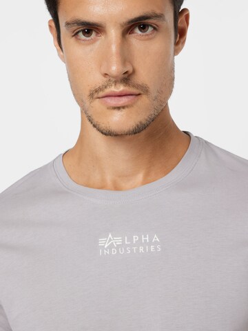 T-Shirt ALPHA INDUSTRIES en gris