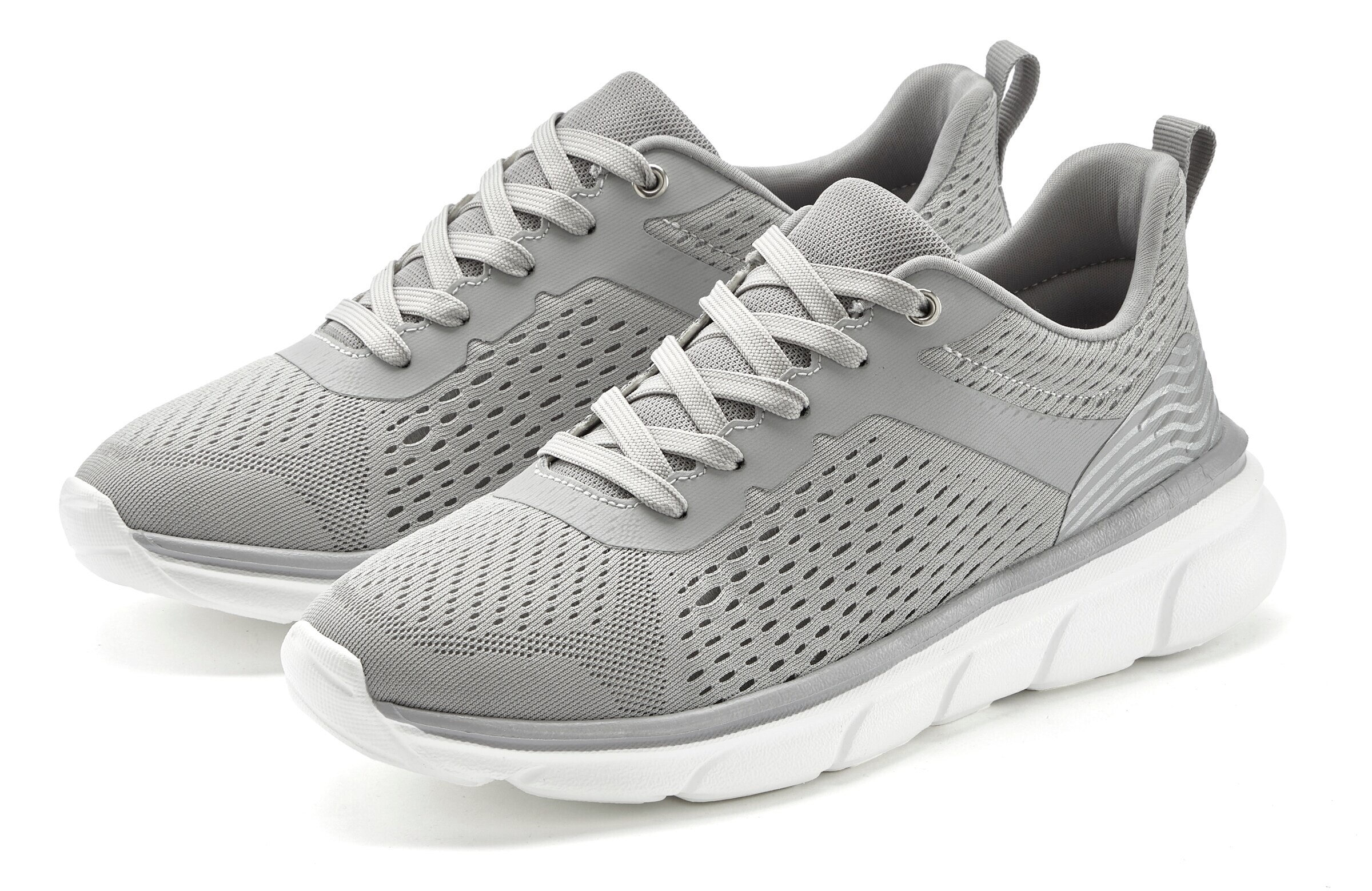 Sneaker low de la JOHN DEVIN pe gri