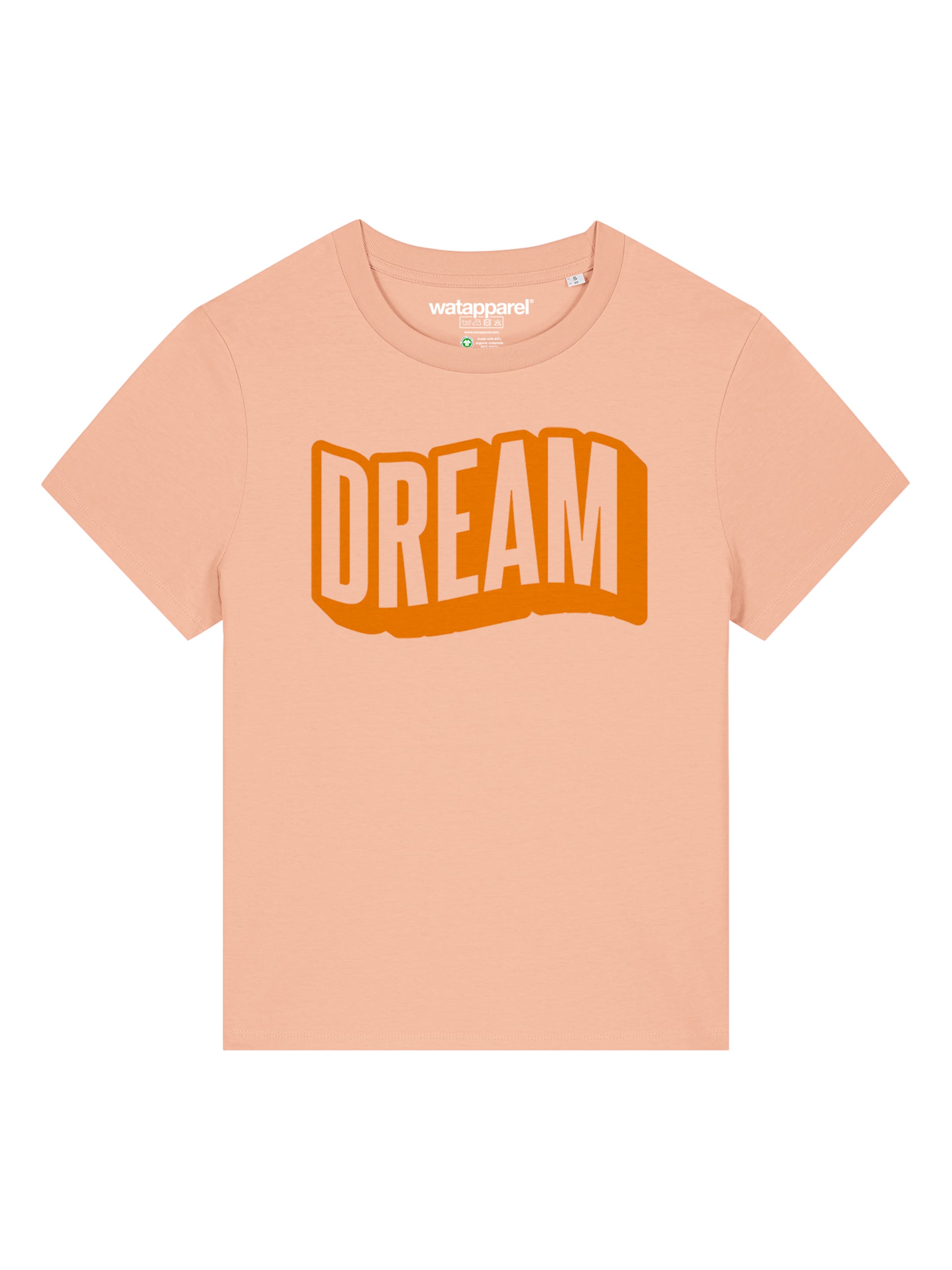 Watapparel T-Shirt 'Dream' in Orange: Vorderseite