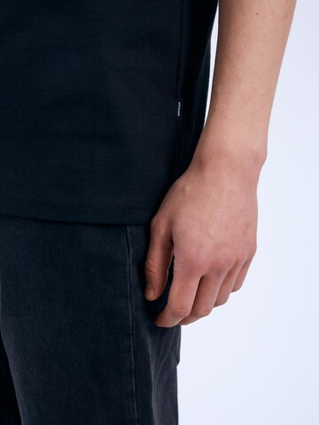 Dr. Denim Shirt 'Trooper Tee'‌ in Schwarz
