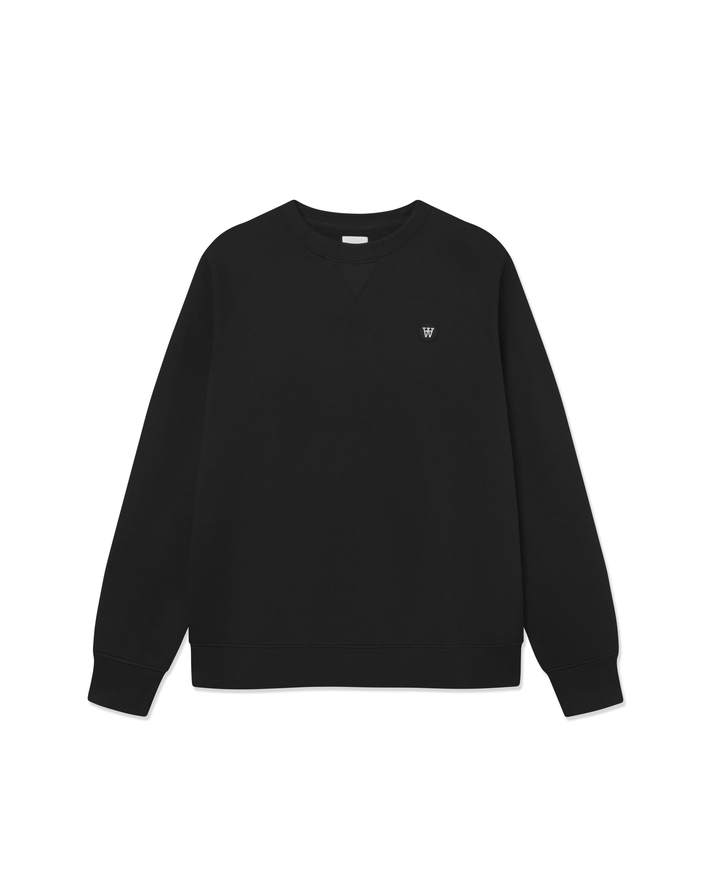 WOOD WOOD Sweatshirt 'WWTye' i sort: forside