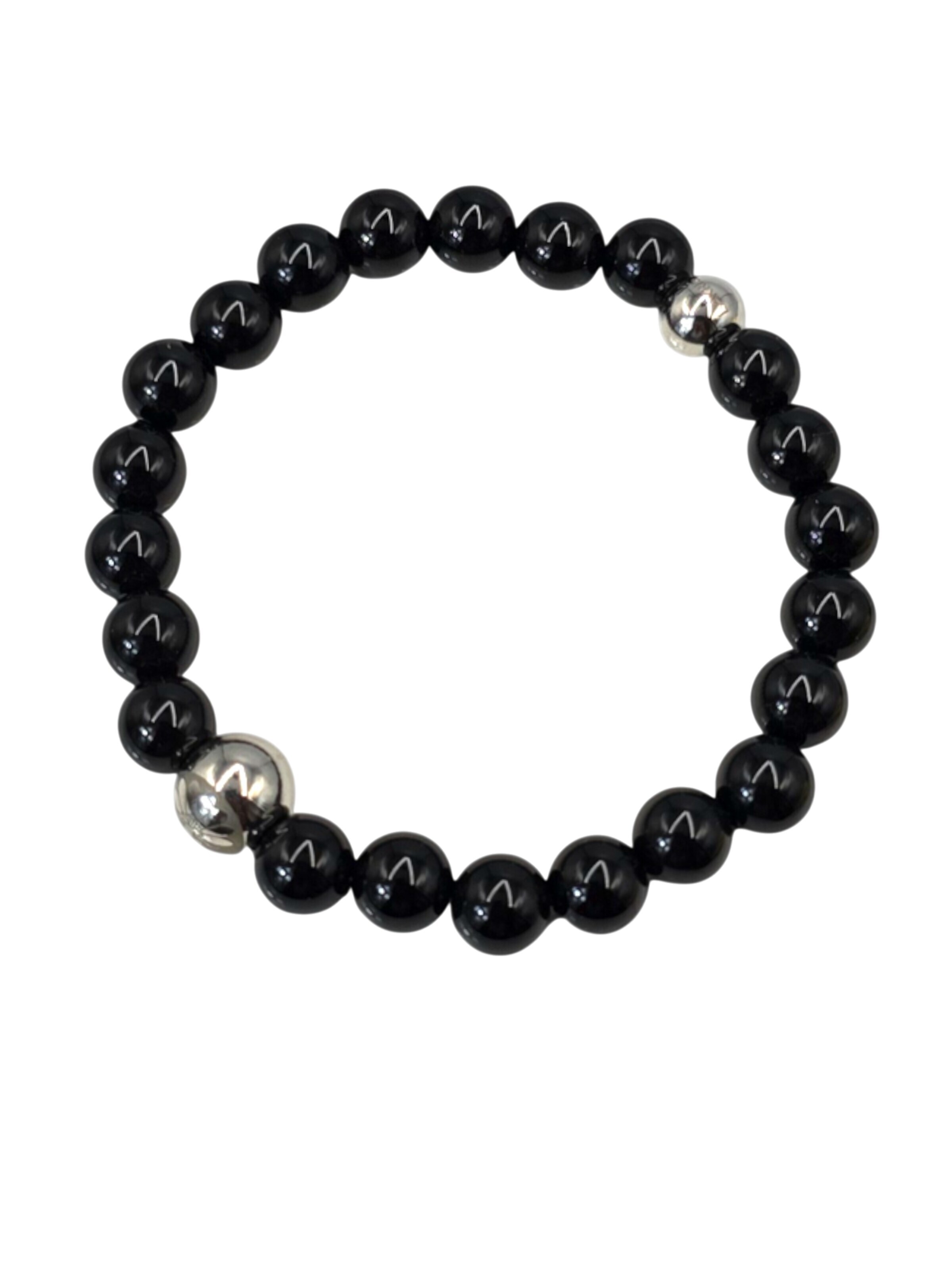 Lakris Jewelry Armbånd 'Onyx' i sort: forside