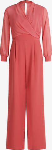 Tuta jumpsuit di Vera Mont in arancione: frontale