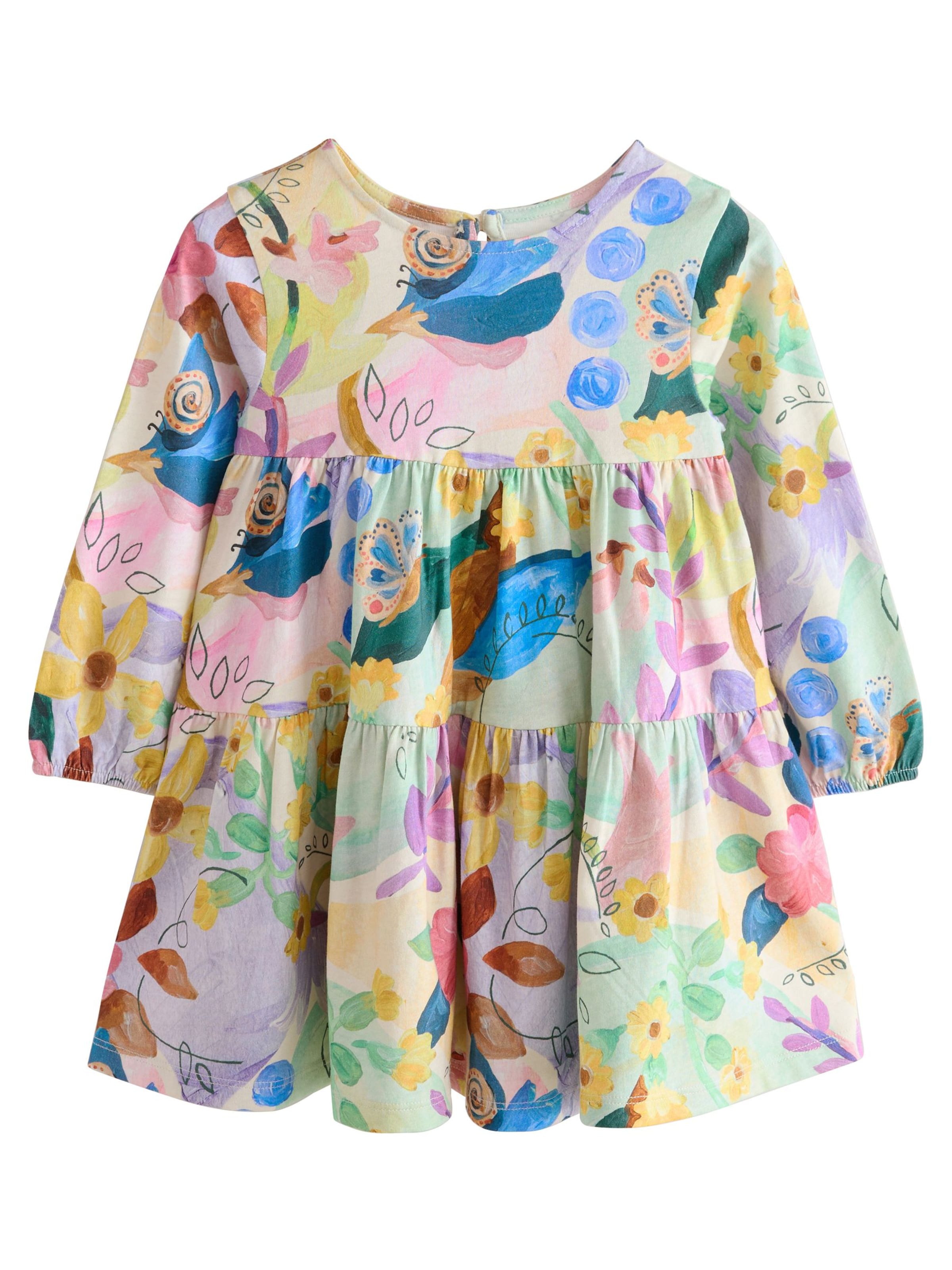 Next Рокля в пъстро: отпред