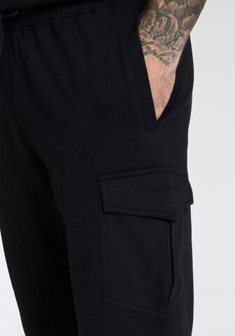 LONSDALE Loosefit Hose in Schwarz