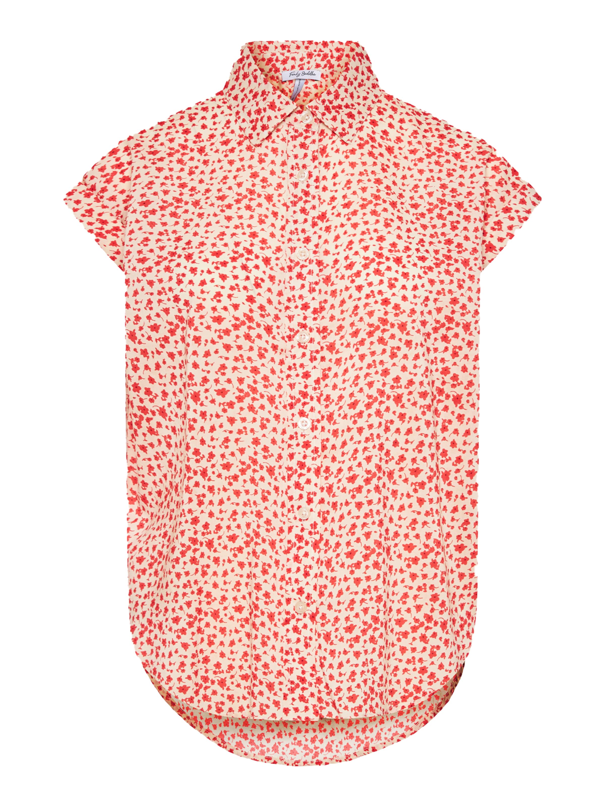 Funky Buddha Blouse in Beige: voorkant