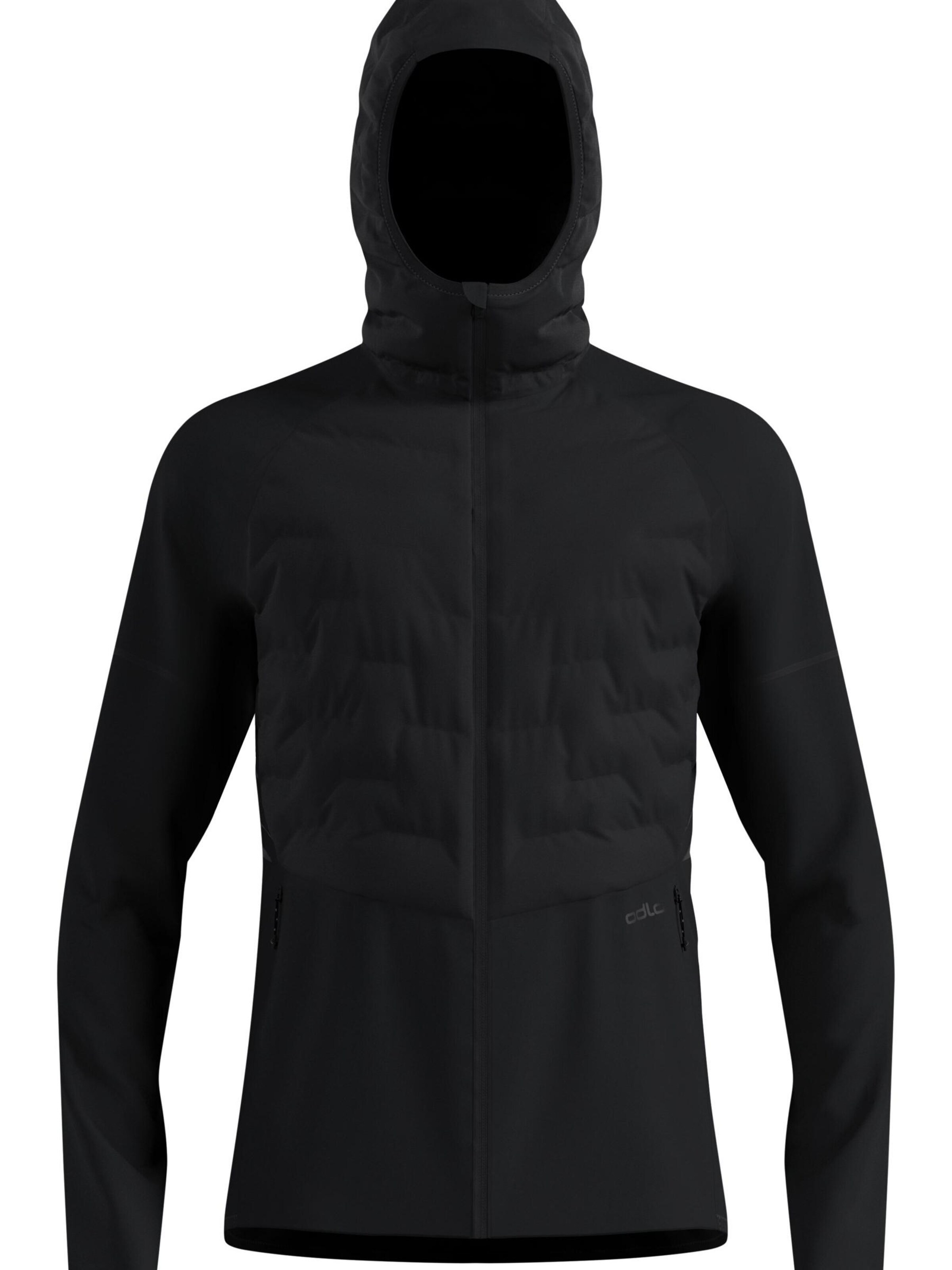 ODLO Sports jacket 'ZEROWEIGHT INSULATOR' in Black: front