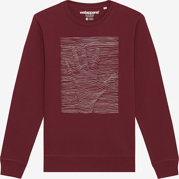 Watapparel Sweatshirt in Rot: Vorderseite