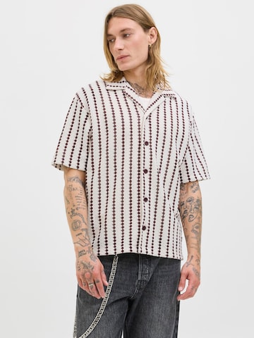 JACK & JONES Regular fit Overhemd in Wit: voorkant