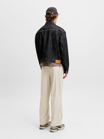JACK & JONES Wide leg Trousers in Beige