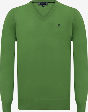 Sir Raymond Tailor Sweater 'Erky' in Green: front