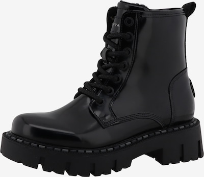 Suvarstomieji kulkšnis dengiantys batai iš TOM TAILOR, spalva – juoda, Prekių apžvalga