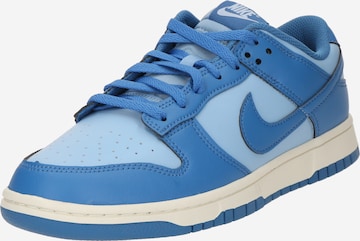 Baskets basses 'DUNK' Nike Sportswear en bleu : devant