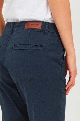 Oxmo Loose fit Chino Pants 'Chilli' in Blue