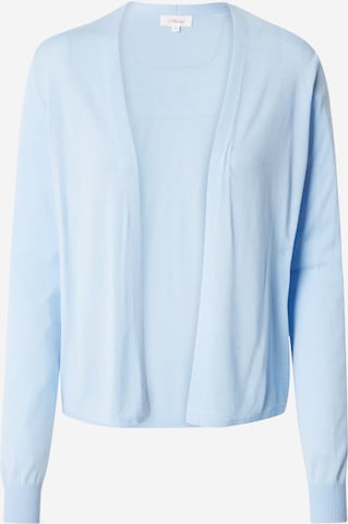 Cardigan s.Oliver en bleu : devant