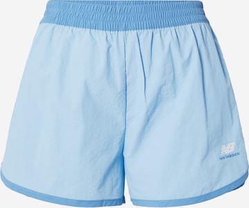 Pantaloni sportivi di new balance in blu: frontale