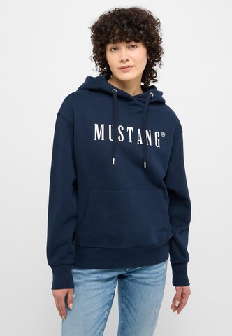 Felpa 'Margo' di MUSTANG in blu: frontale