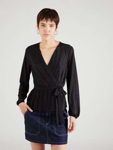 ABOUT YOU Blouse 'Lilia' in Zwart: voorkant