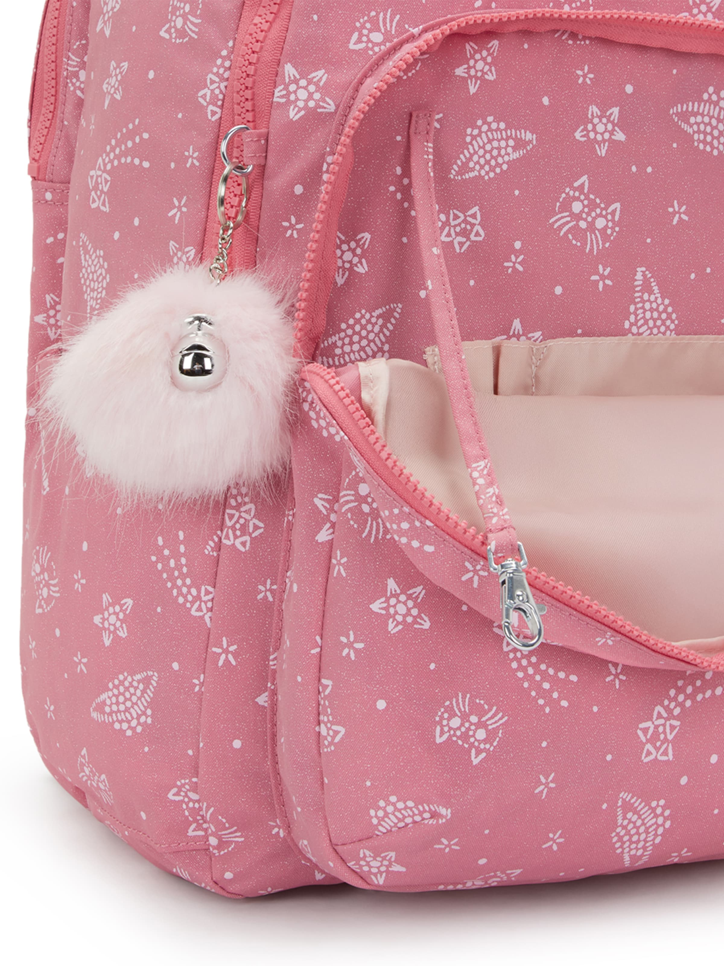 Sac à dos 'Glitter Cats' KIPLING en rose