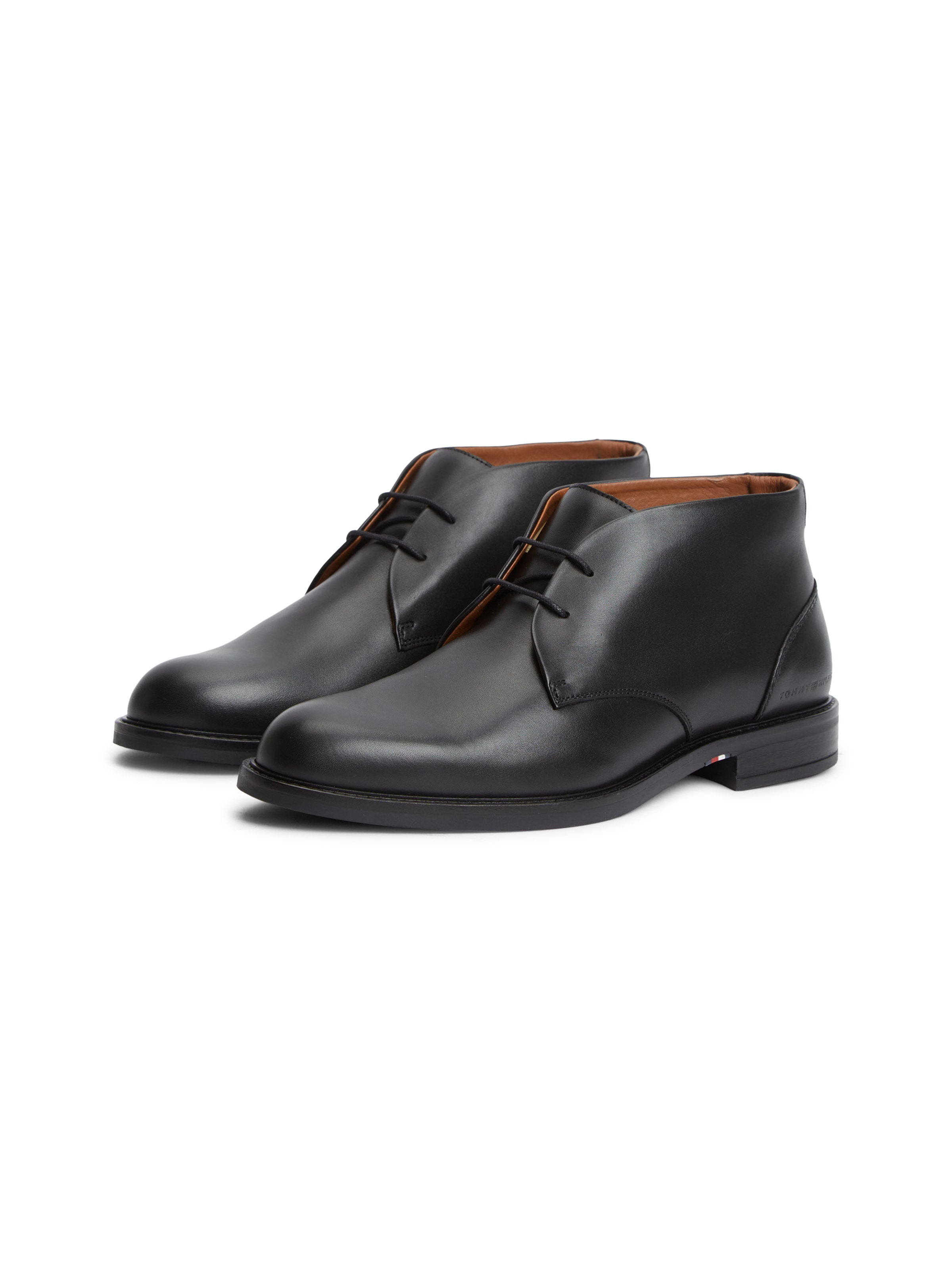 TOMMY HILFIGER Chukka Boots 'CORPORATE' in Schwarz