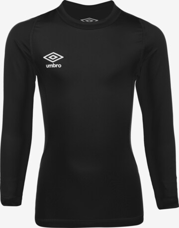 UMBRO Functioneel shirt in Zwart: voorkant