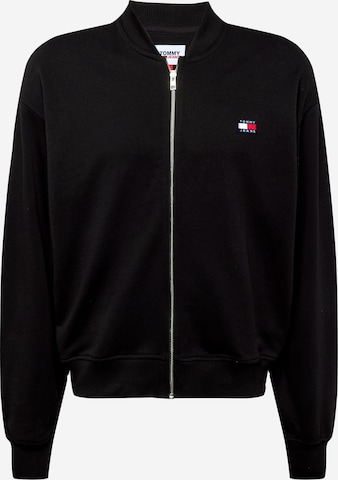 TOMMY HILFIGER Sweatjacke in Schwarz: predná strana