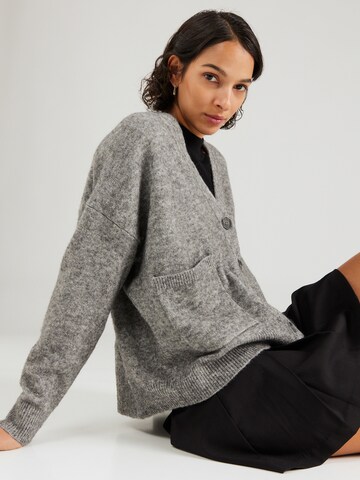 UNITED COLORS OF BENETTON Knit cardigan in Grey