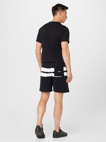 Hurley Regular Workout Pants 'OCEANCARE' in Black