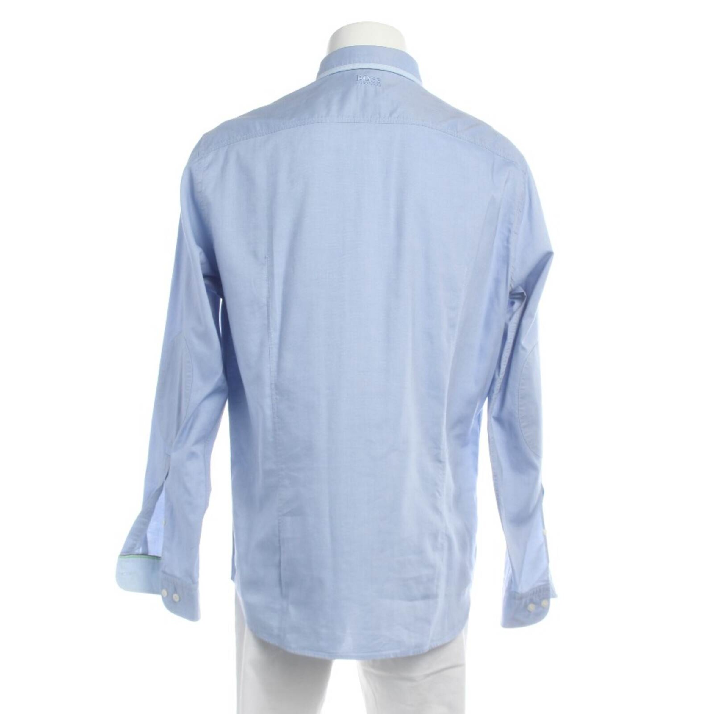 BOSS Freizeithemd / Shirt / Polohemd langarm XL in Blau