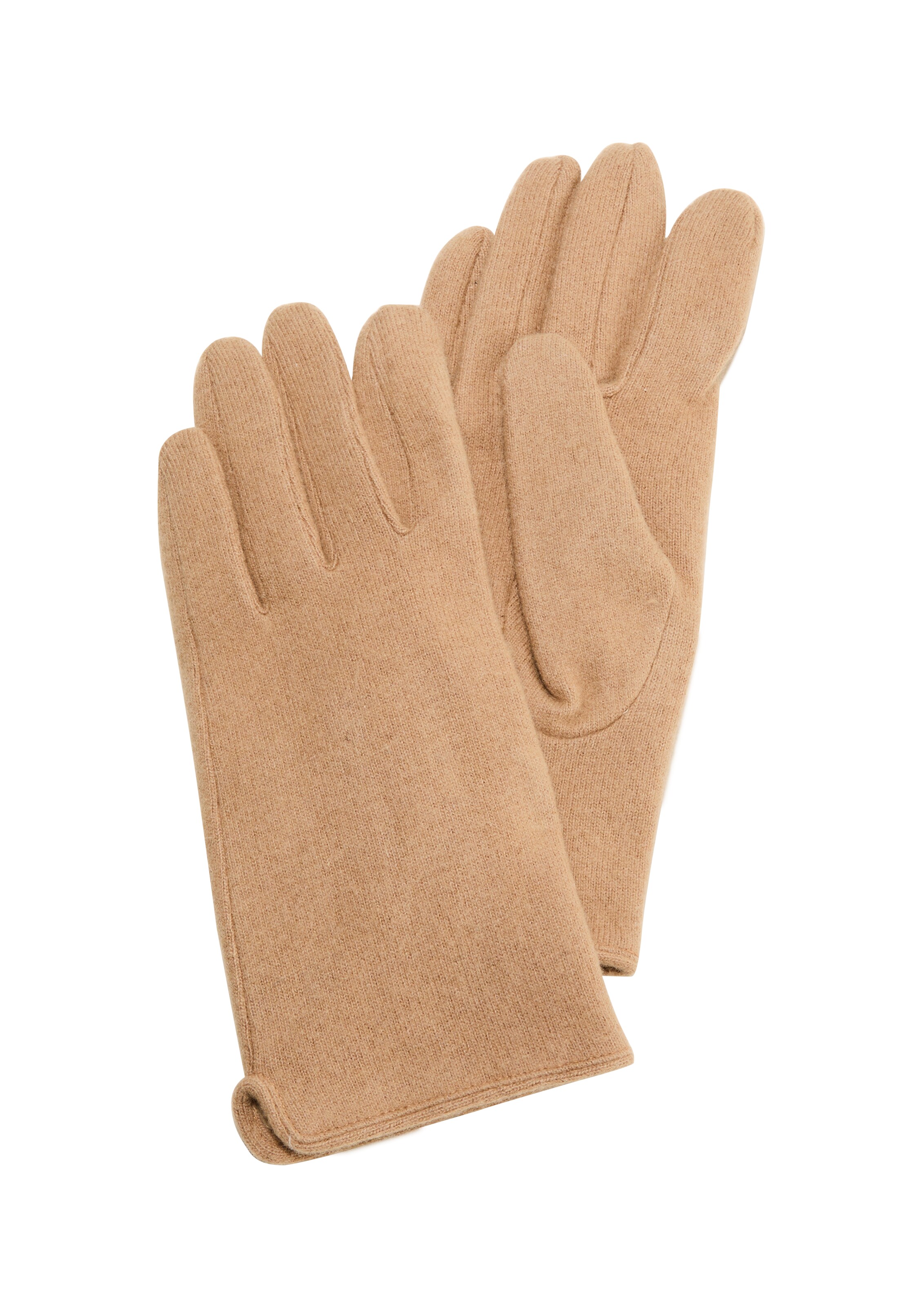 s.Oliver Handschuhe in Beige: Vorderseite