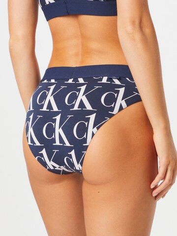 mėlyna Calvin Klein Underwear Moteriškos kelnaitės 'Cheeky'