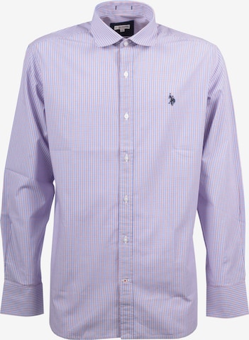 Coupe regular Chemise U.S. POLO ASSN. en violet : devant