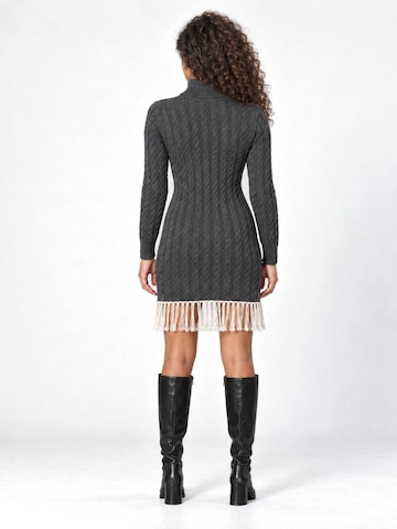 RYVAN Strickkleid 'Strickkleider'‌ in Grau
