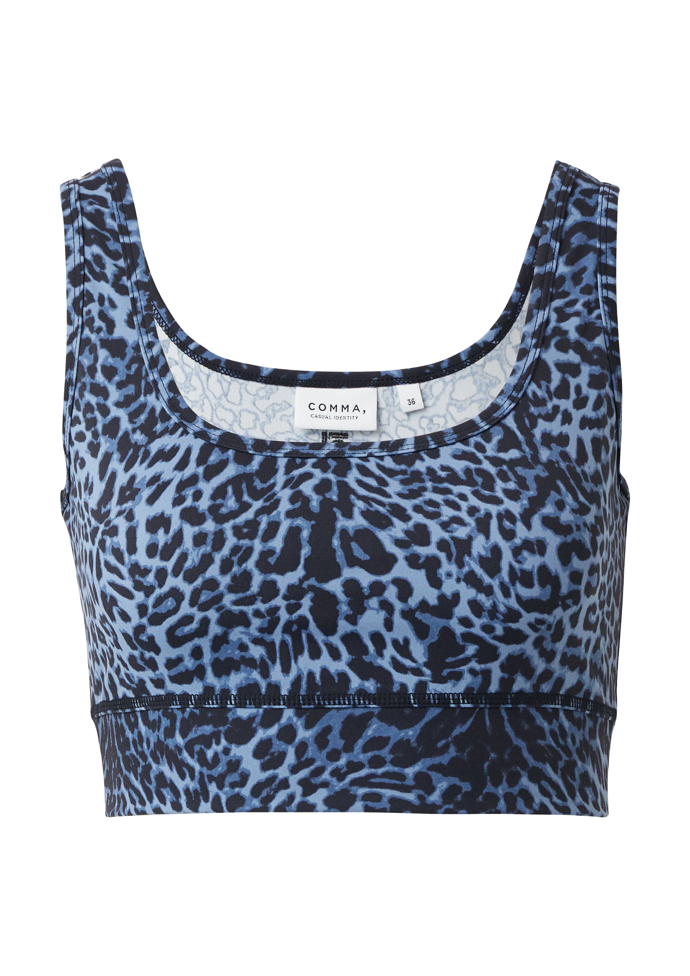 comma casual identity Top in Blau: Vorderseite