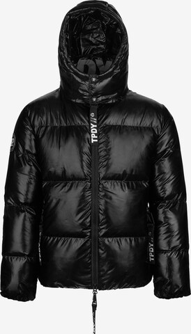 trueprodigy Winter Jacket ' Constance ' in Black: front