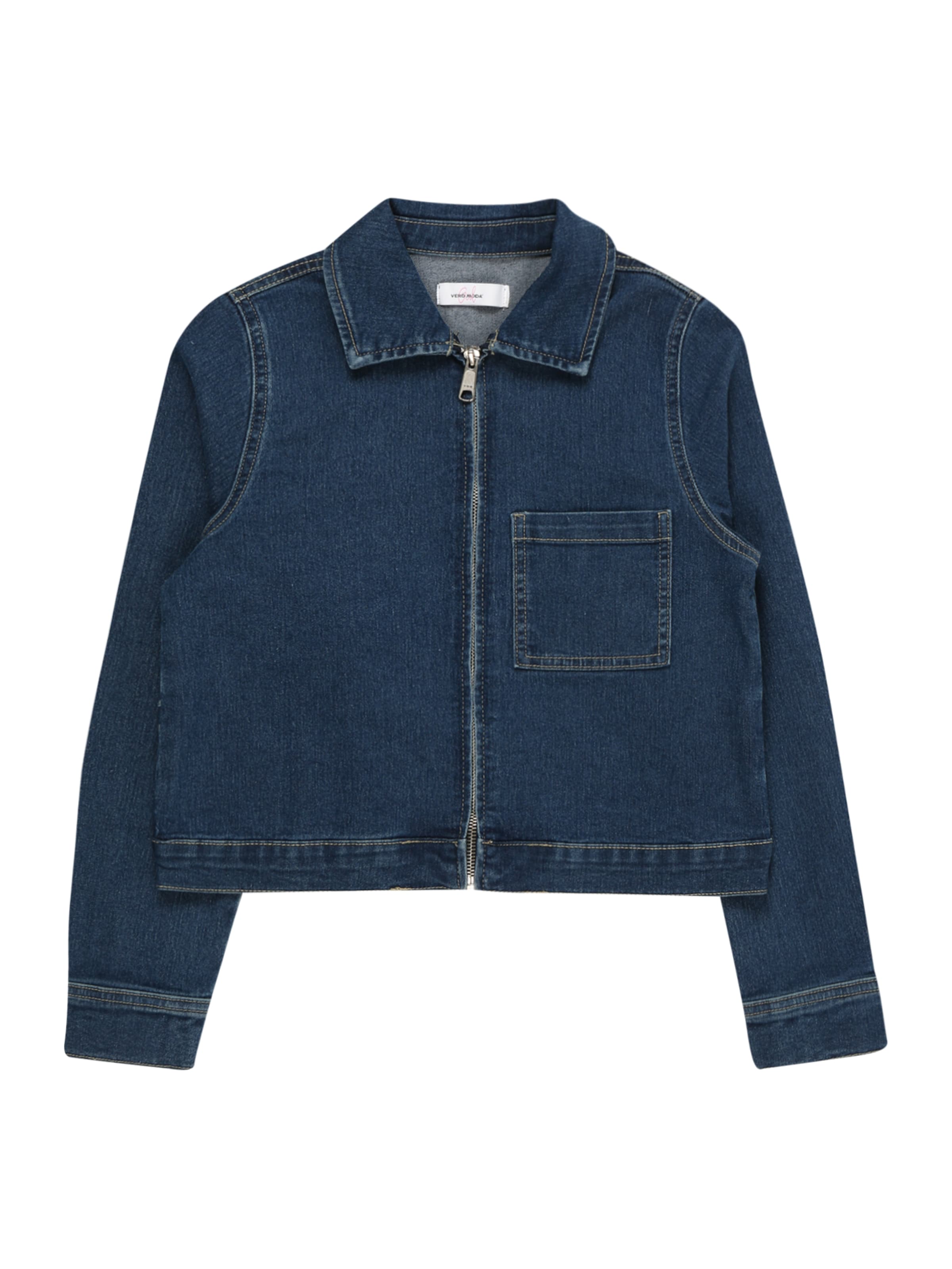Vero Moda Girl Tussenjas 'VMASTER' in Blauw: voorkant