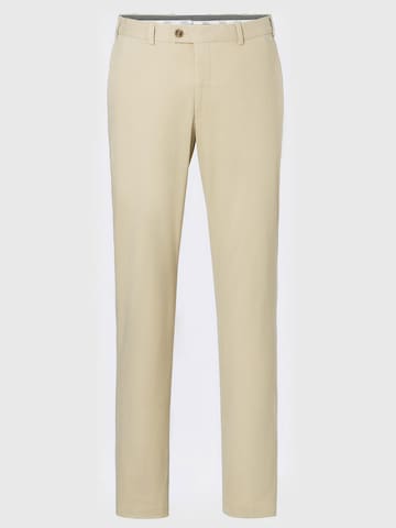 Hiltl Regular Chinohose 'Parma - Essential Cotton'‌‌‌‌‌‌‌‌ in Beige: Vorderseite