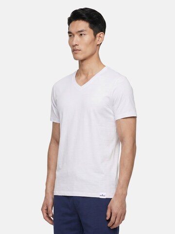 Top 'T-shirt Uomo Scollo V Cotone 100% Navigare' di Navigare in bianco