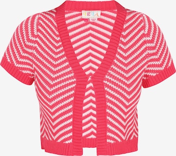 Cardigan IZIA en rose : devant
