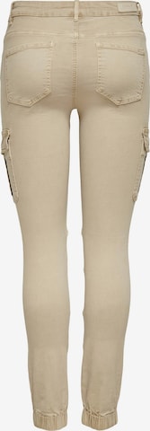 Coupe slim Pantalon cargo 'Missouri' ONLY en beige