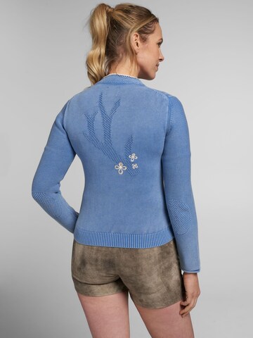 SPIETH & WENSKY Strickjacke 'Alexa' in Blau