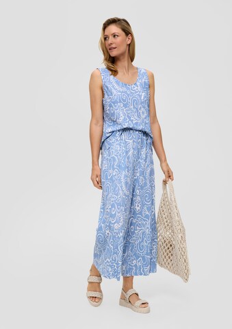 s.Oliver Wide leg Broek in Blauw
