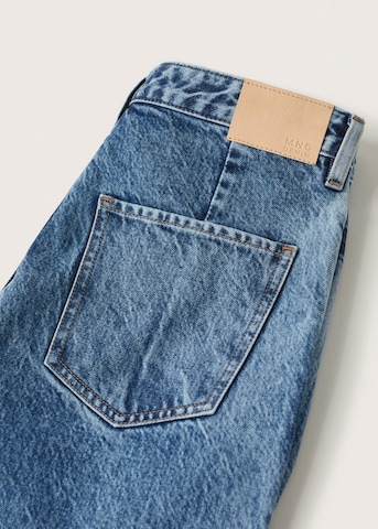 MANGO Loosefit Jeans 'Janet' in Blauw