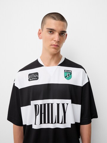Bershka Shirt in Zwart
