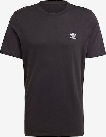 ADIDAS ORIGINALS Shirt 'Trefoil Essentials' in Black: front