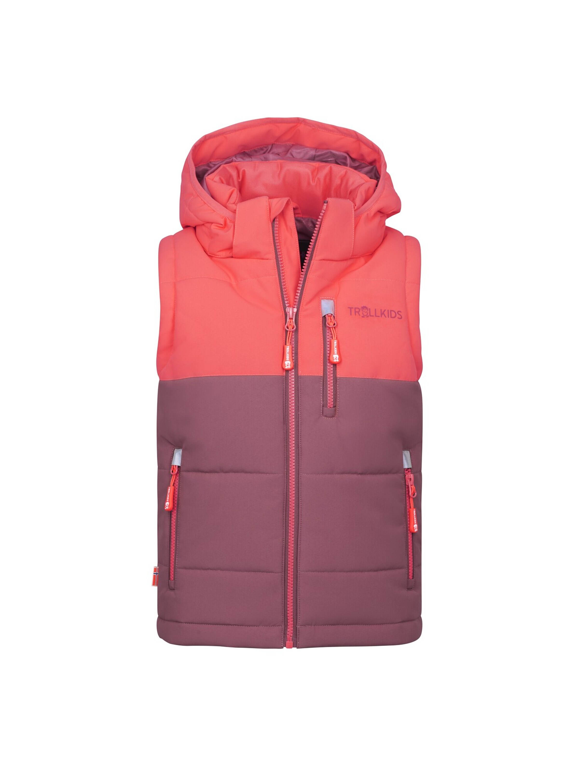 TROLLKIDS Outdoor jacket in Orange: front