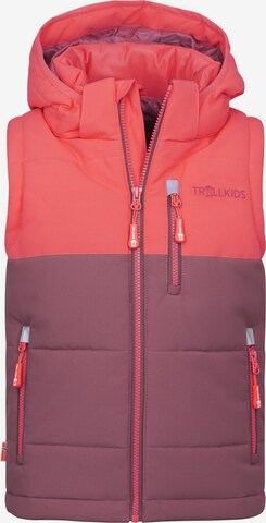 TROLLKIDS Outdoor jacket in Orange: front