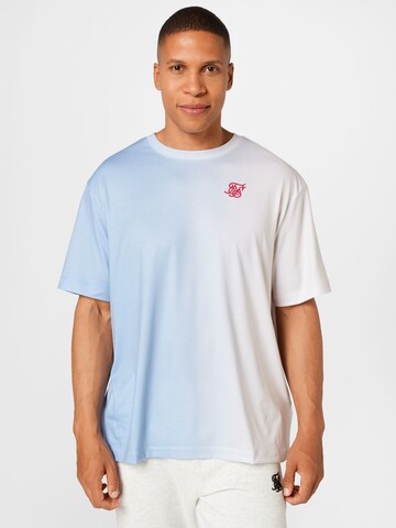 SikSilk Shirt in Blauw: voorkant