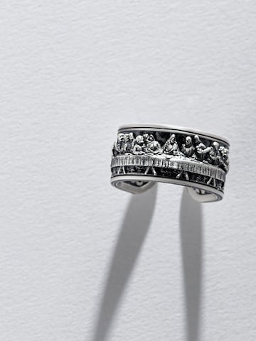REYTEL Ring 'THE LAST SUPPER' in Silver: front